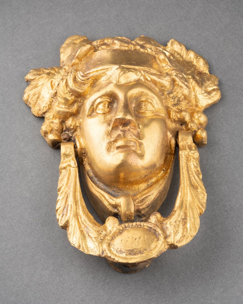 Gilt Bronze Door Knocker, 19th Century