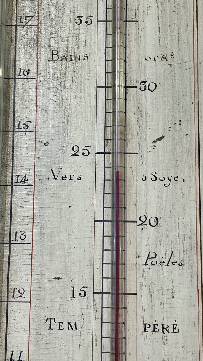 Baromètre Et Thermomètre Néoclassiques, XVIIIe Siècle-photo-4