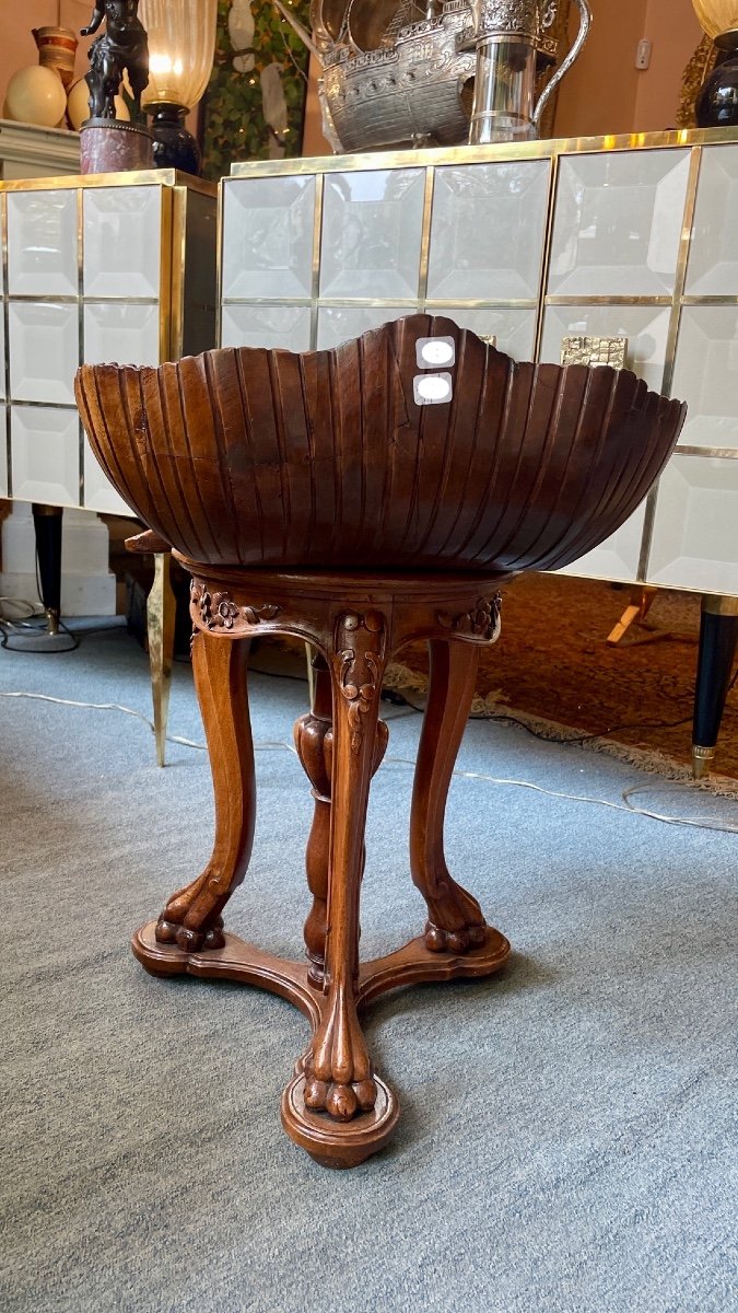 Shell-shaped Musician's Seat, 19th Century-photo-6