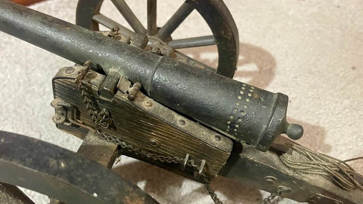 Model Of A Cannon, 20th Century-photo-2