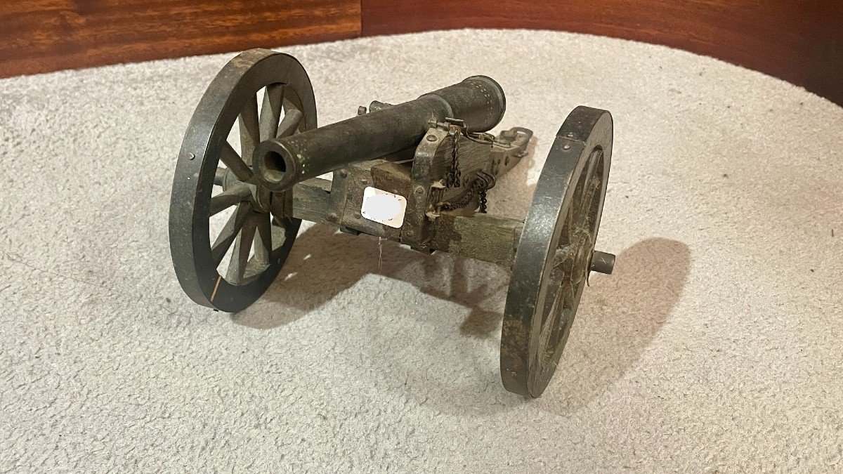 Model Of A Cannon, 20th Century-photo-3