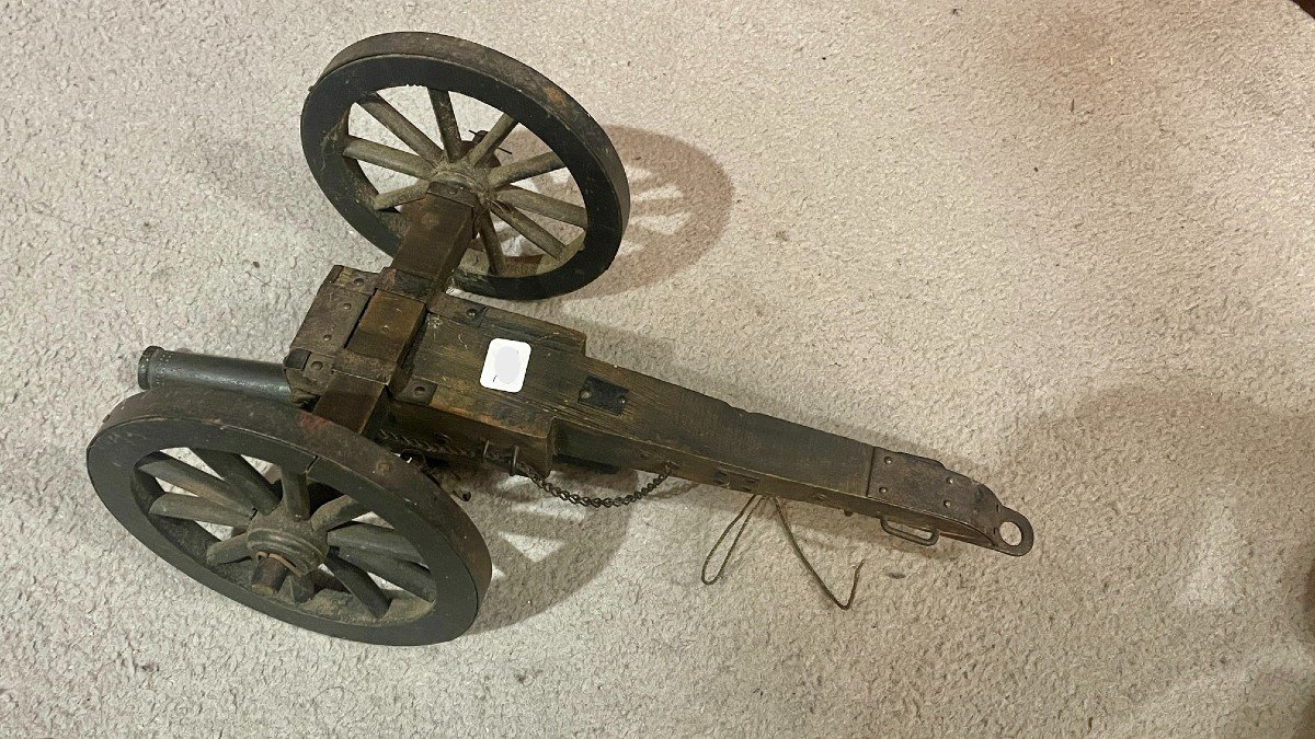 Model Of A Cannon, 20th Century-photo-2