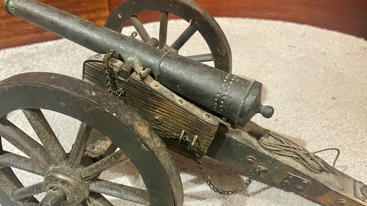 Model Of A Cannon, 20th Century-photo-4