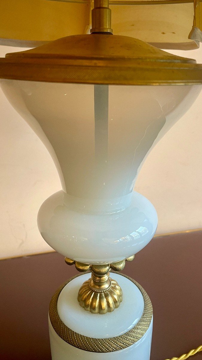 Opaline Lamp Bulle De Savon,  « soap Bubble », 19th Century-photo-1