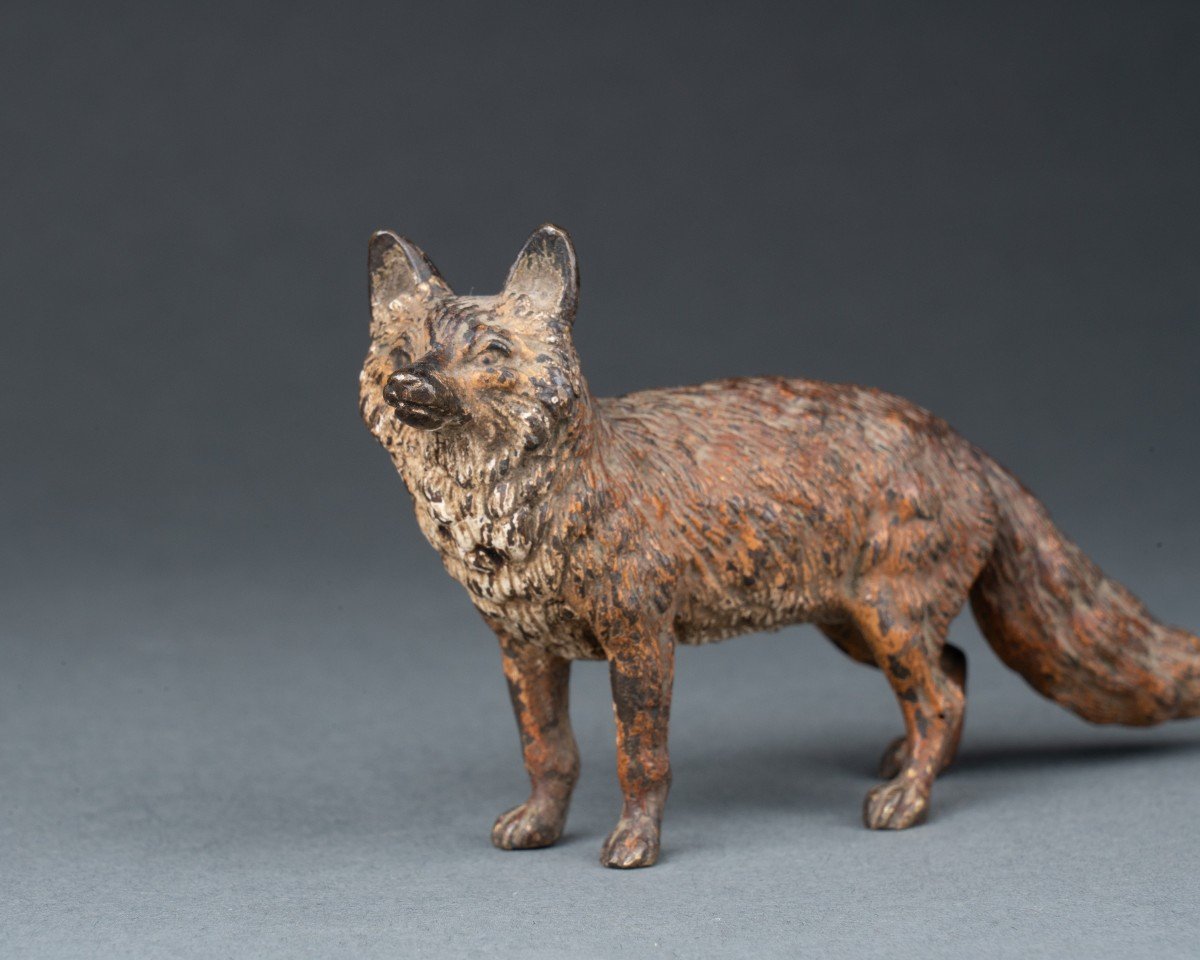 Red Fox, 19th Century Vienna Bronze