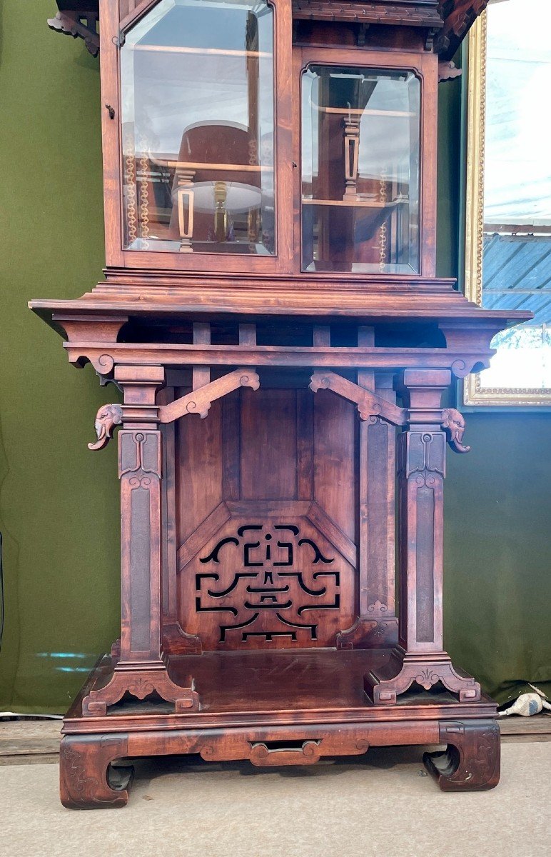 Small Piece Of Furniture In The Chinese Style, 19th Century-photo-3