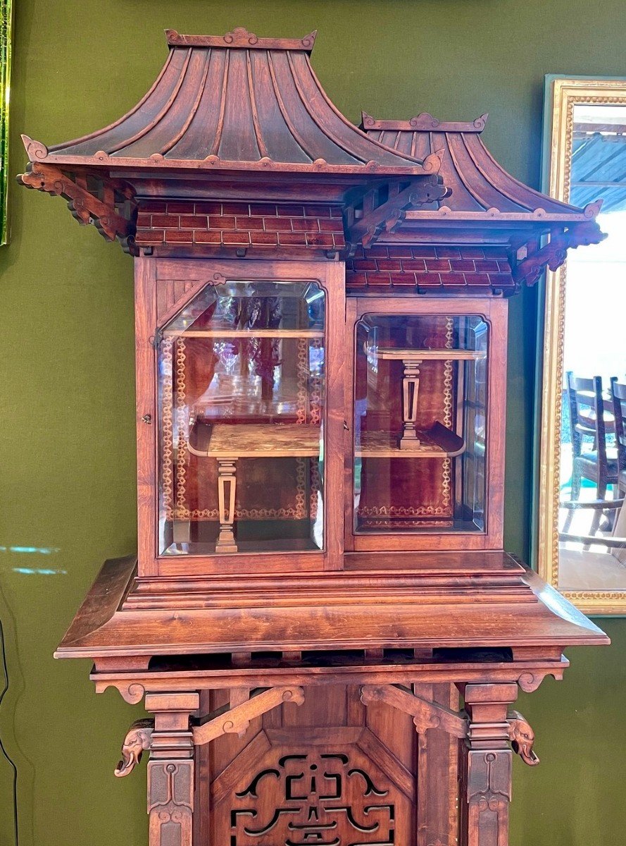 Small Piece Of Furniture In The Chinese Style, 19th Century-photo-4