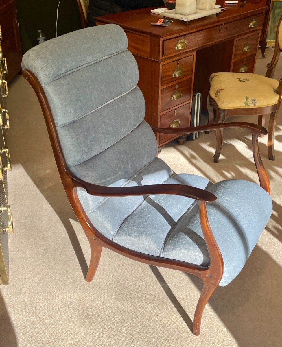 Pair Of Corolla Armchairs. Italian Design, 20th Century-photo-4