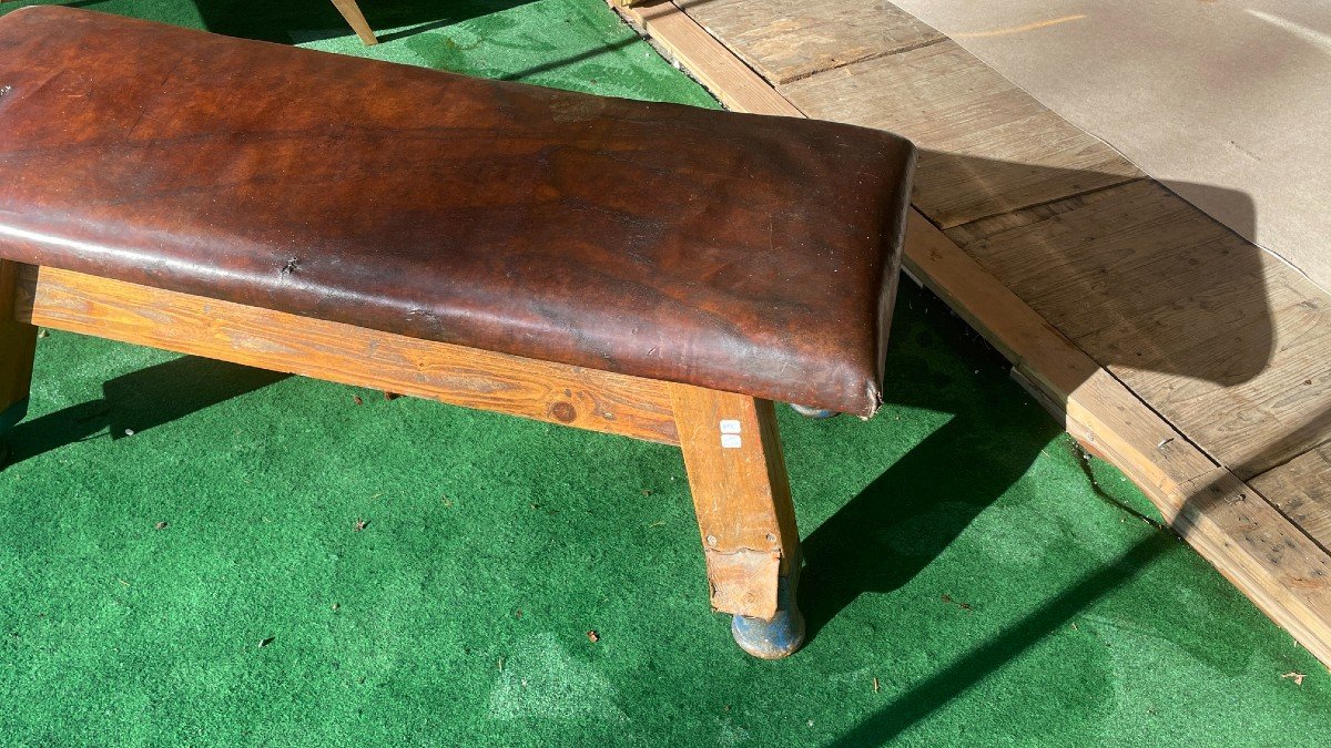 Gymnastics Bench, Classic Apparatus, 20th Century  -photo-2