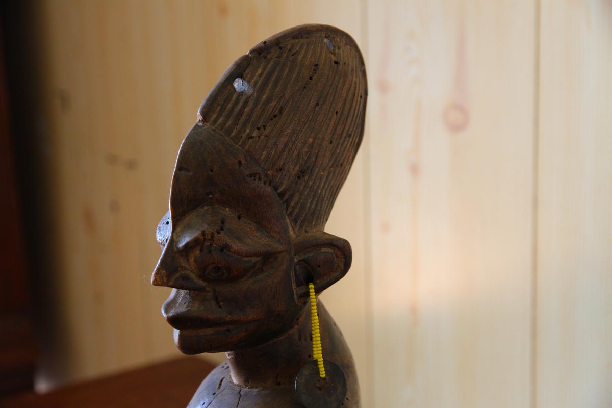 Statuette Ibeji En Bois, Royaume Yoruba, Nigeria, XXe Siècle-photo-3