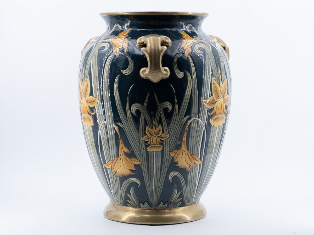 Vase En Céramique, XXe Siècle-photo-2