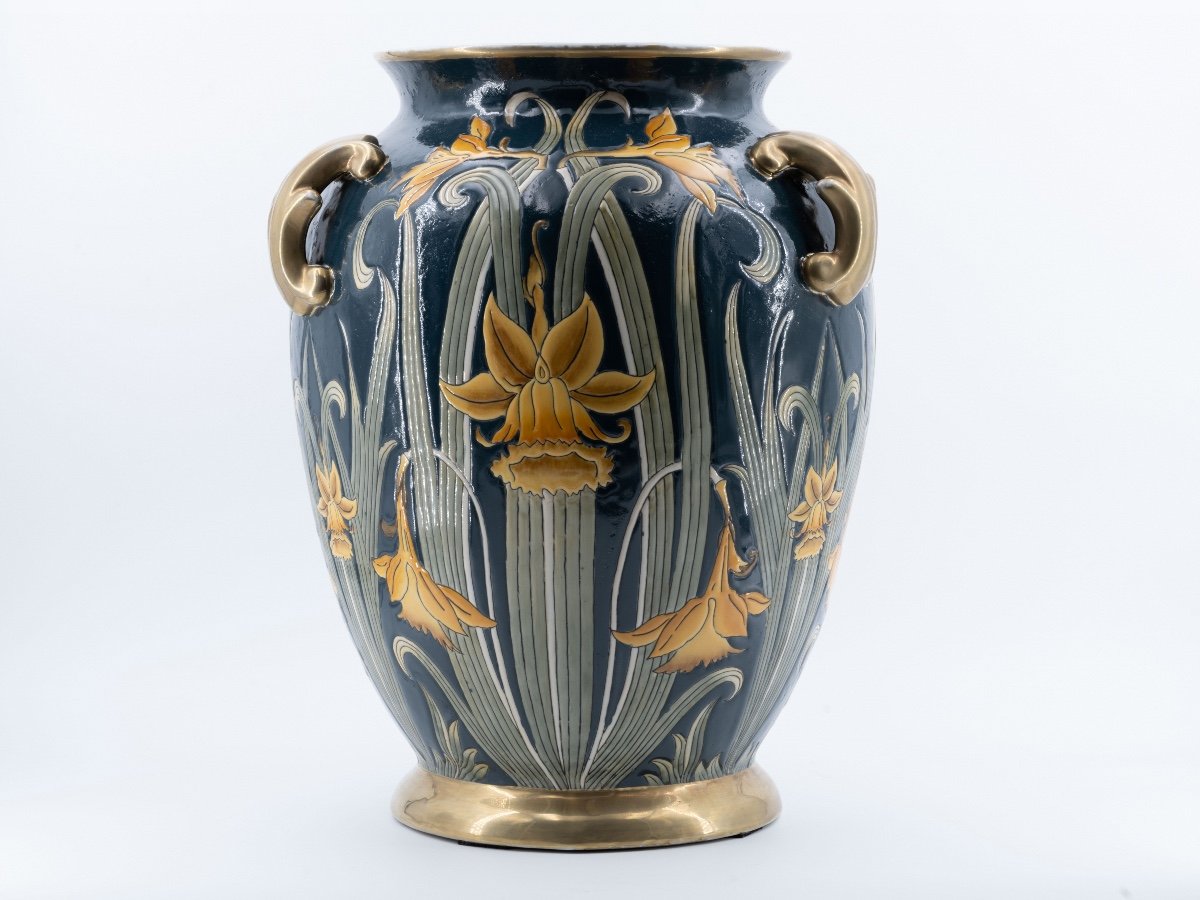 Vase En Céramique, XXe Siècle-photo-3