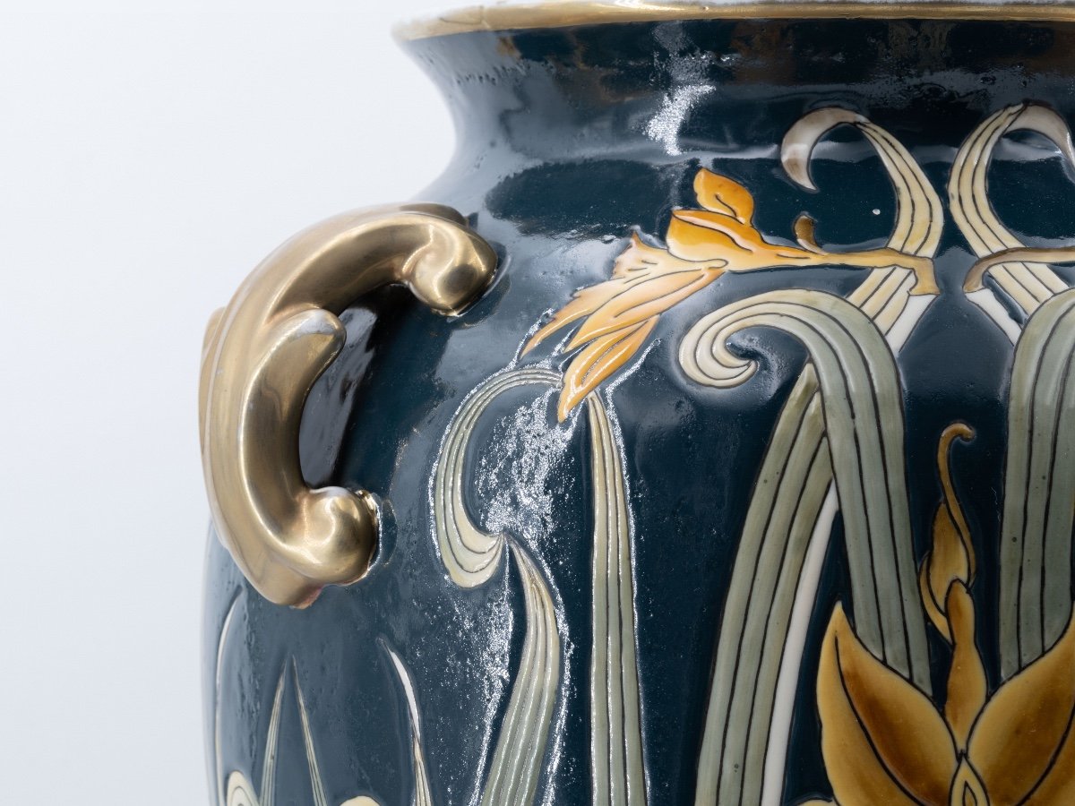 Vase En Céramique, XXe Siècle-photo-1