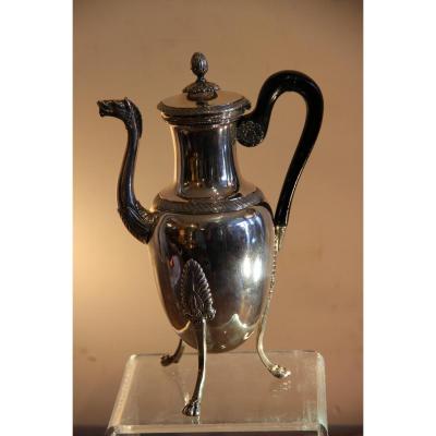 Jug In Solid Silver, XVIIIth Century