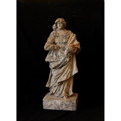 Burgundy Stone Sculpture Of The Early 17th Century