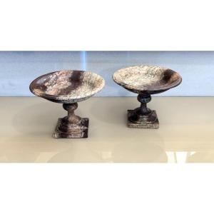 Pair Of Marble Bowls, Late 18th Century