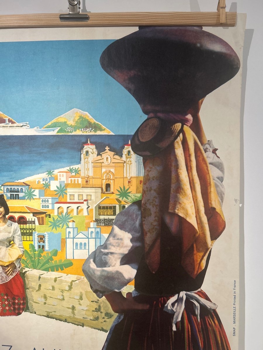 Compagnie Paquet Poster “go To The Canary Islands”-photo-3