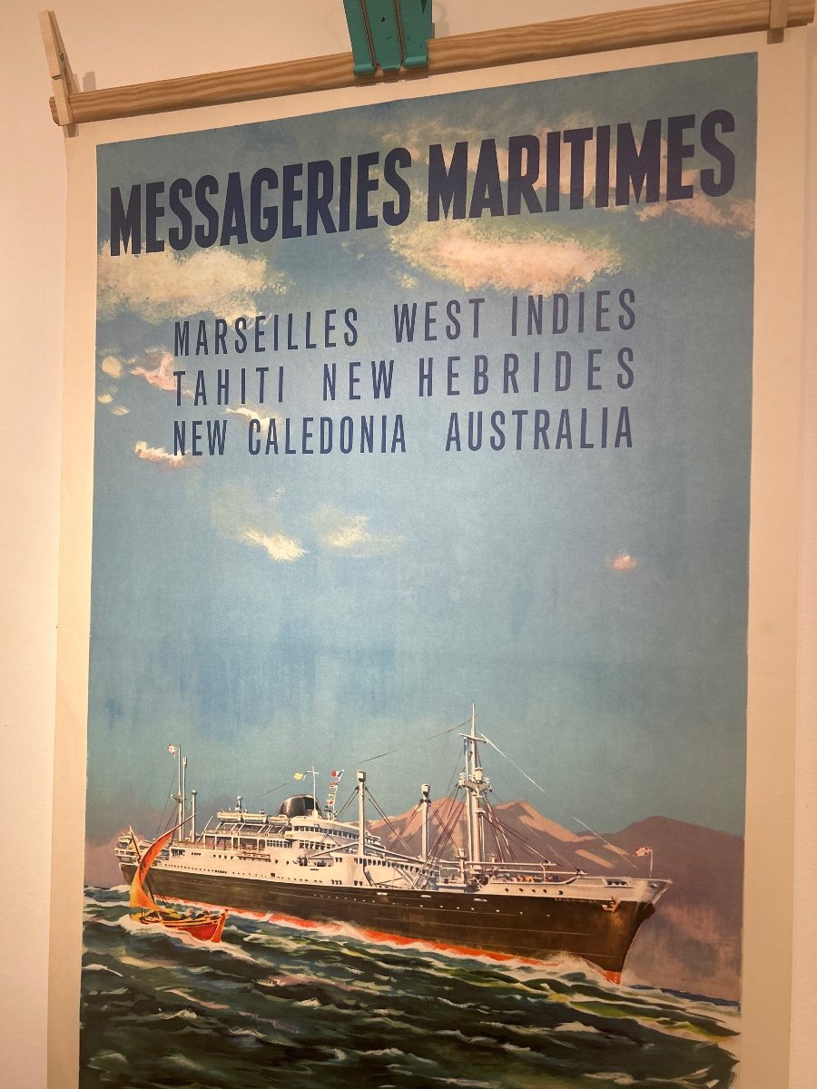 According To Jean Des Gachond, Poster For The Maritime Messageries Company-photo-3