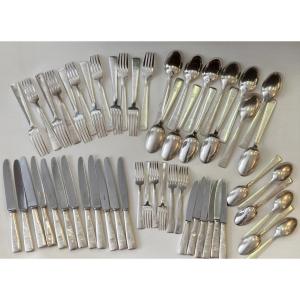 Ercuis Paquebot Normandie Service Neuilly Compagnie Generale Transatlantique 54 Pieces