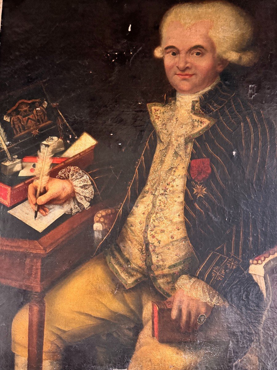 Portrait d'Un Gentilhomme Du XVIII ème Siècle 