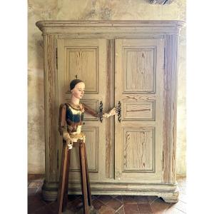 Armoire peinte 