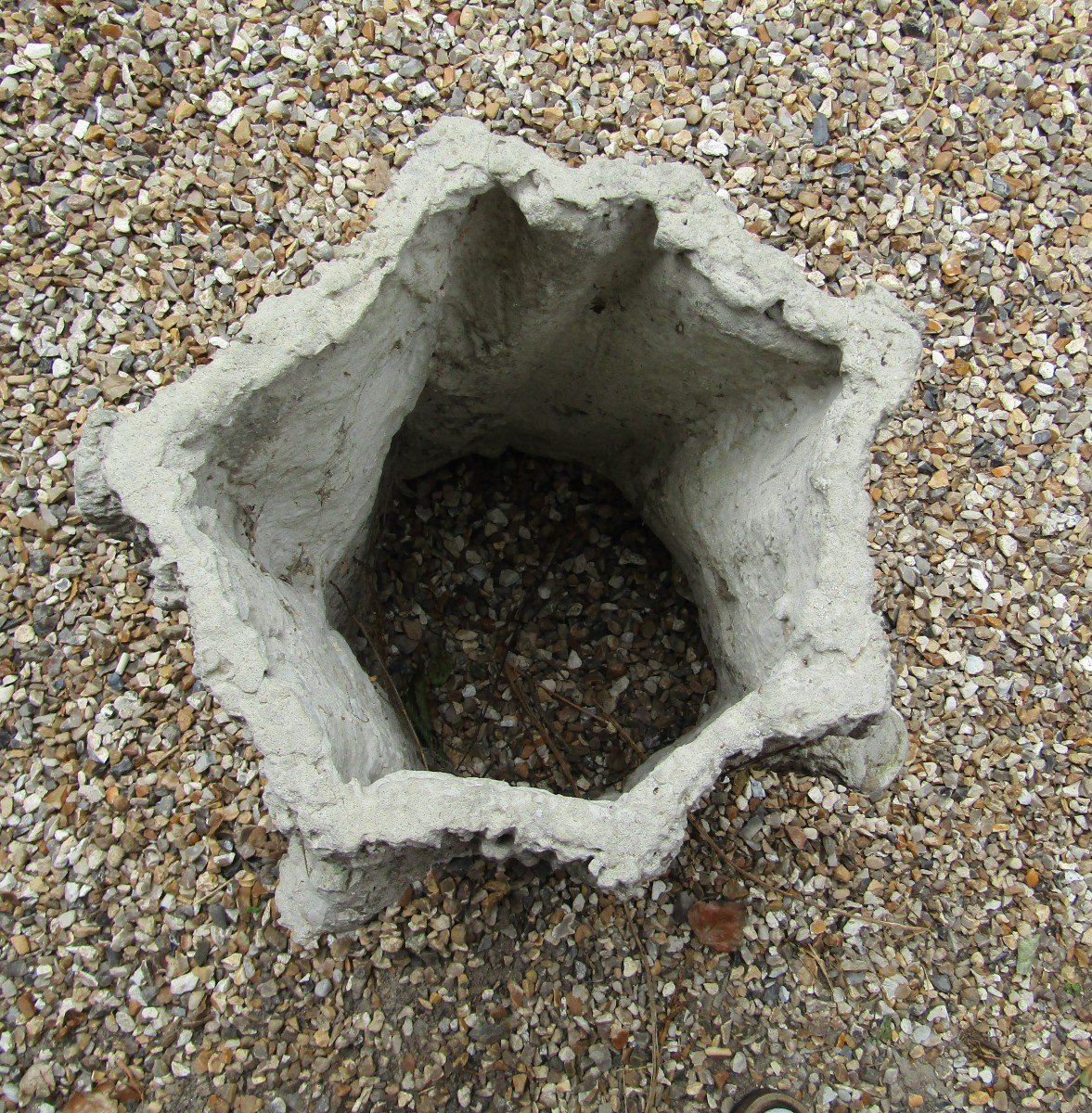 Pair Of Concrete Planters-photo-4