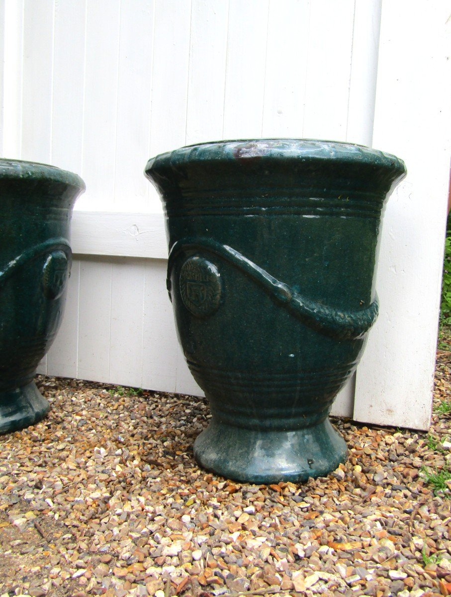 Pair Of Garden Vases-photo-4