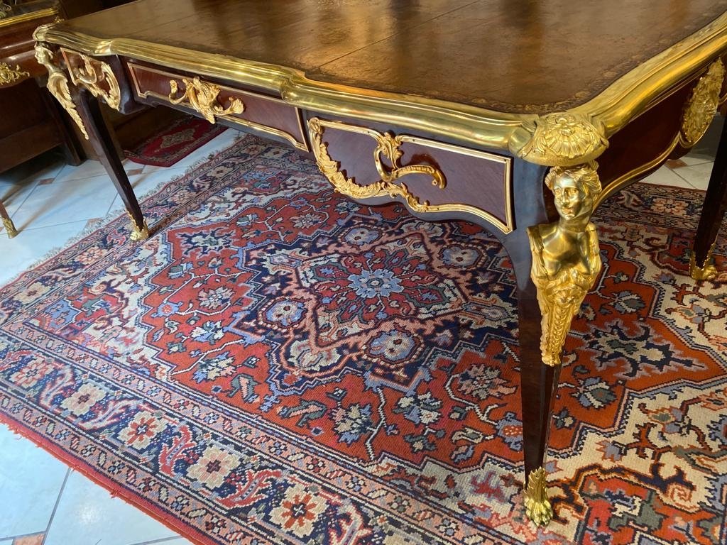 Louis XV Style Desk In The Taste Of Charles Cressent-photo-8