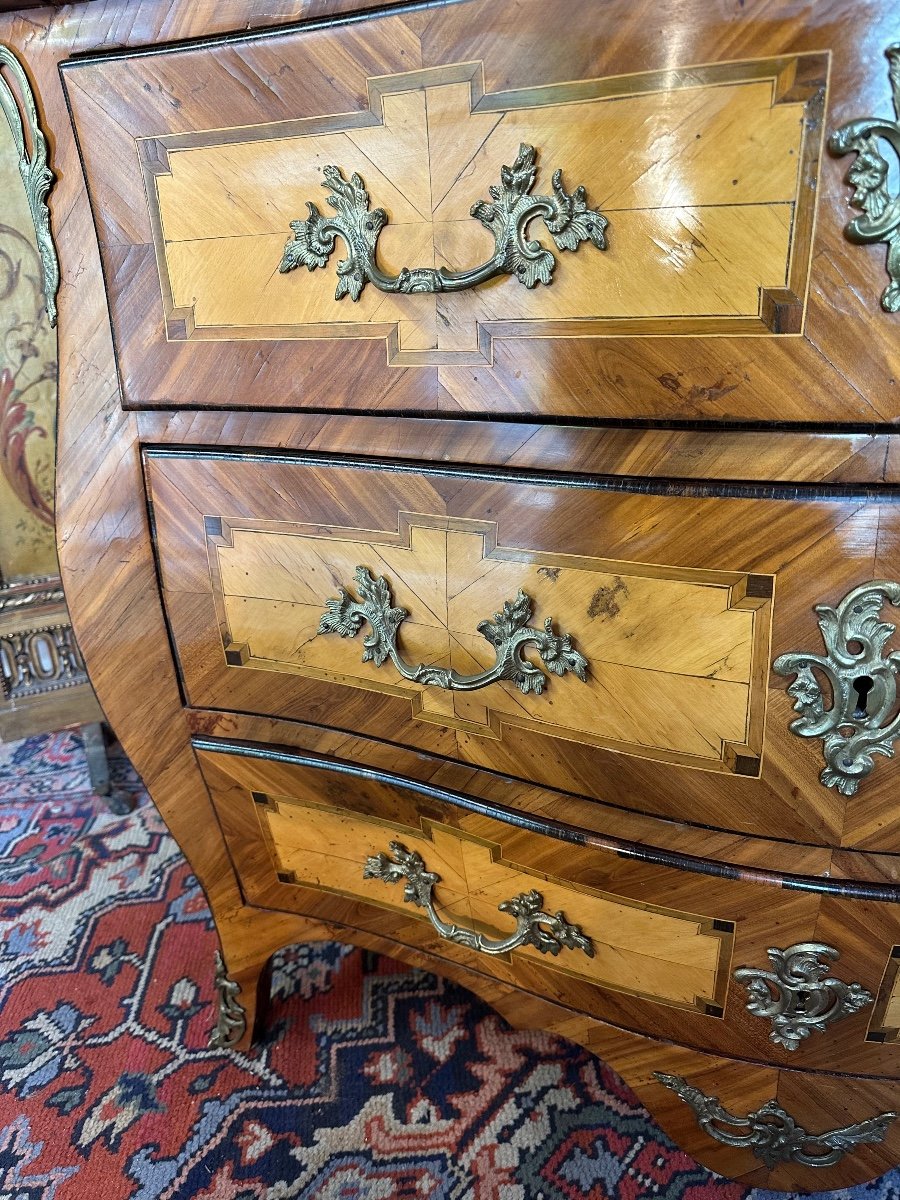 18th Louis XV Transition Chest - Work From Eastern France-photo-5