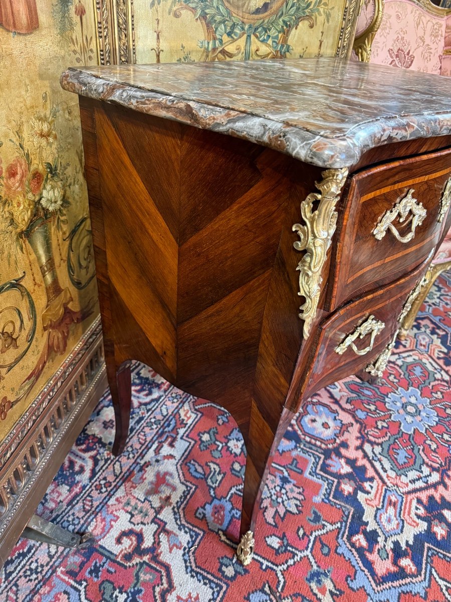 COMMODE EPOQUE LOUIS XV ESTAMPILLE J-B SAUNIER-photo-2