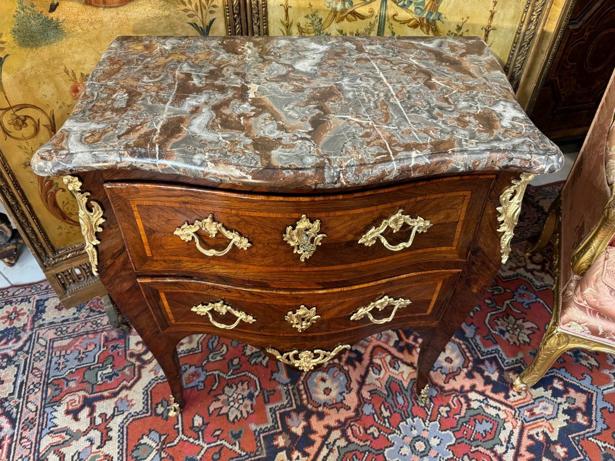 COMMODE EPOQUE LOUIS XV ESTAMPILLE J-B SAUNIER-photo-3