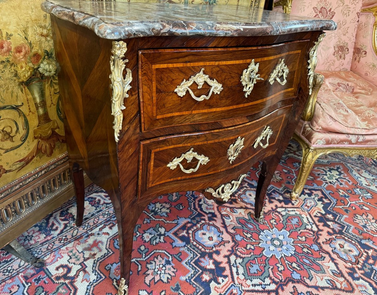 COMMODE EPOQUE LOUIS XV ESTAMPILLE J-B SAUNIER-photo-4