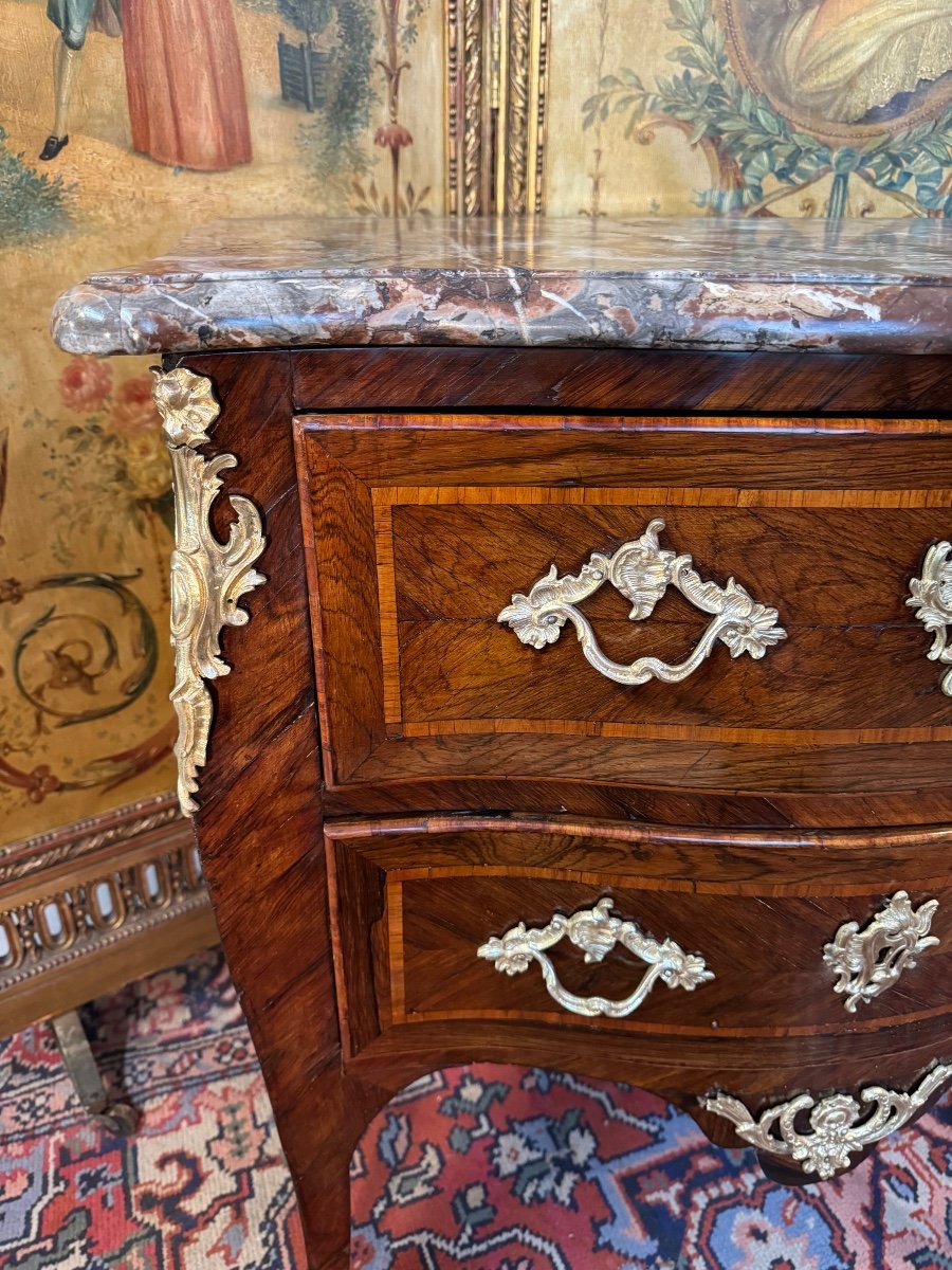 COMMODE EPOQUE LOUIS XV ESTAMPILLE J-B SAUNIER-photo-1