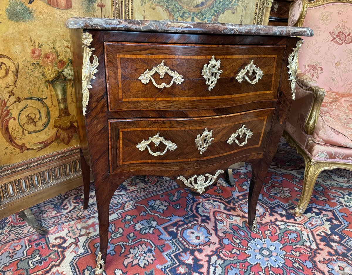 COMMODE EPOQUE LOUIS XV ESTAMPILLE J-B SAUNIER-photo-2