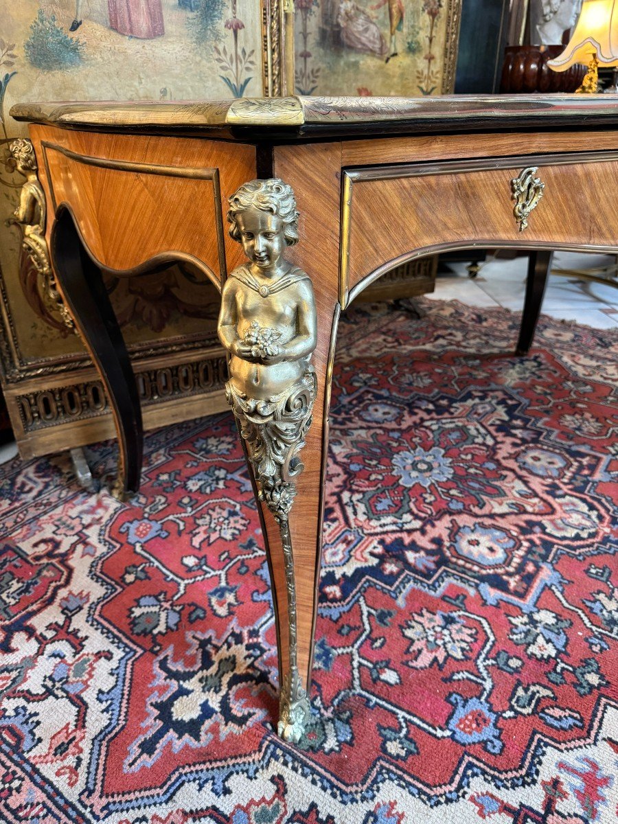 Louis XV Style Flat Desk -photo-2