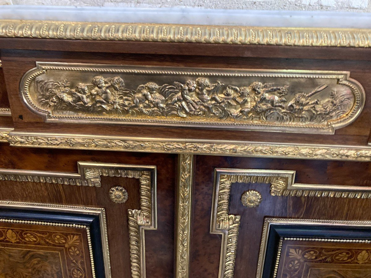 Louis XVI Style Buffet With Support Height - Napoleon III-photo-2