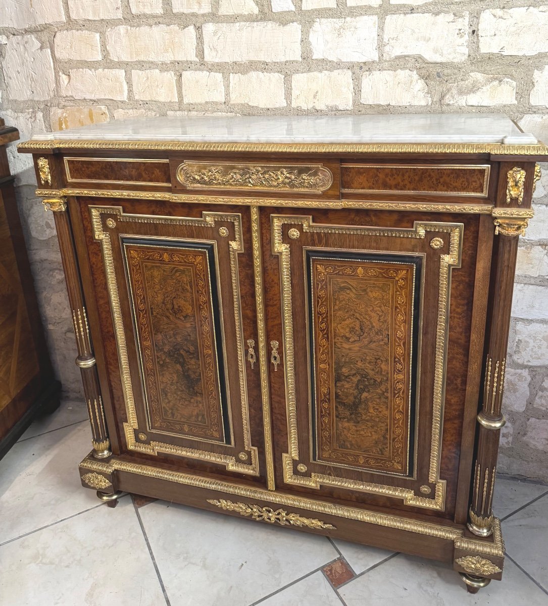 Louis XVI Style Buffet With Support Height - Napoleon III