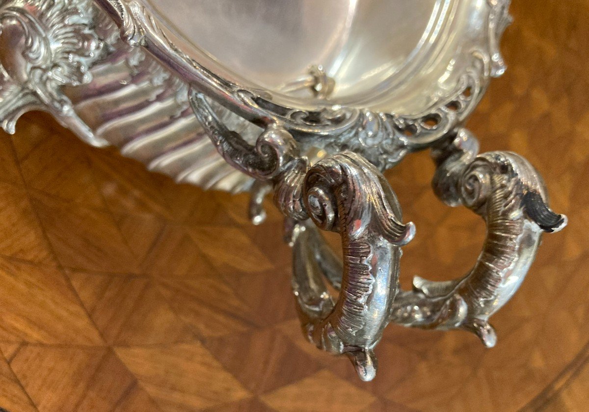 Louis XV Style Sterling Silver Table Planter-photo-1