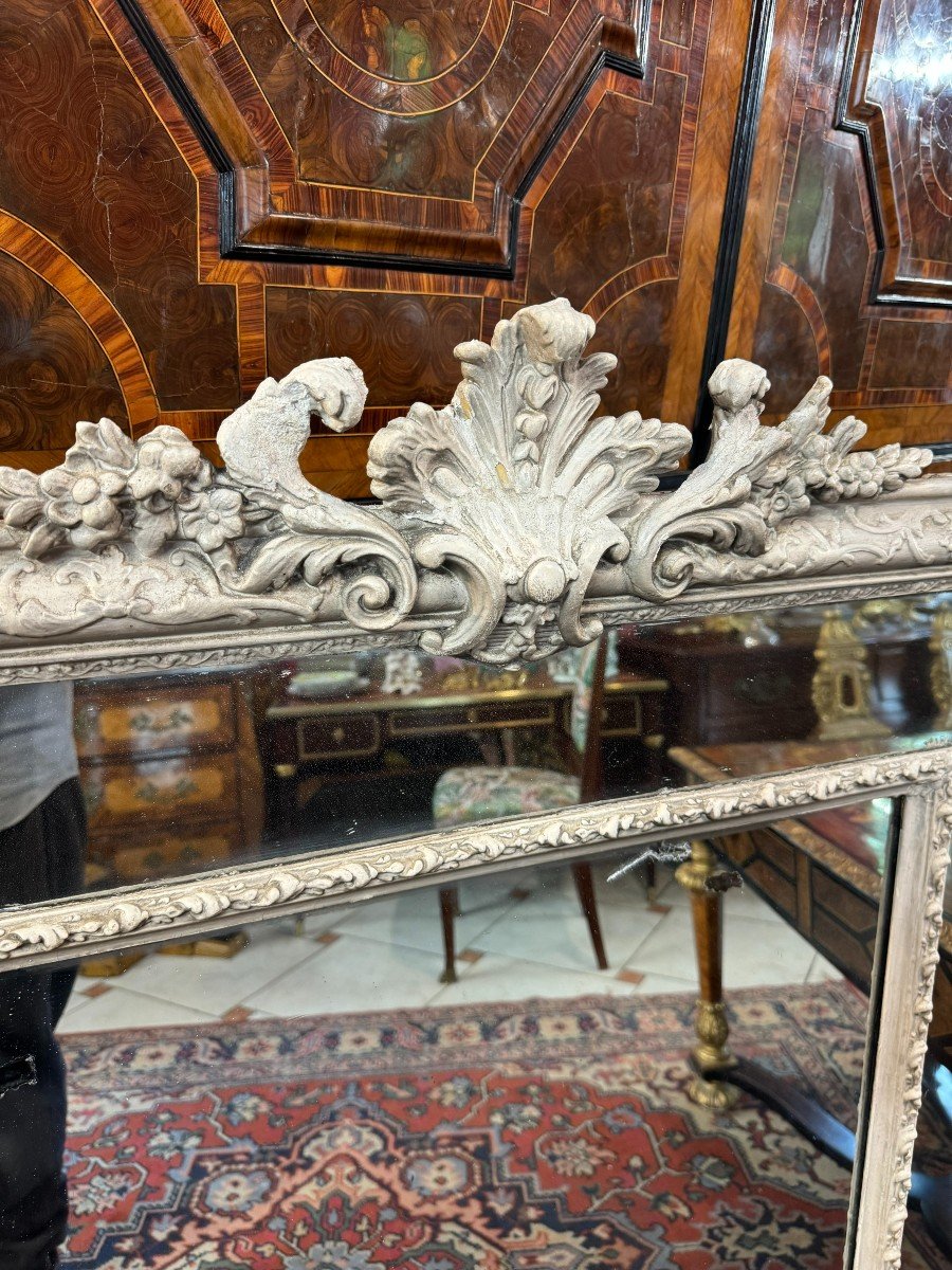 Pair Of Louis XV Pareclosed Mirrors-photo-4