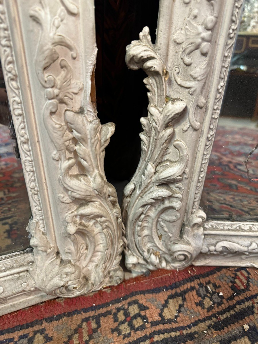 Pair Of Louis XV Pareclosed Mirrors-photo-2