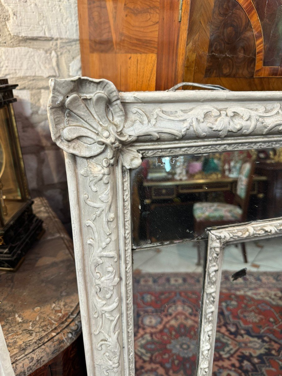 Pair Of Louis XV Pareclosed Mirrors-photo-3