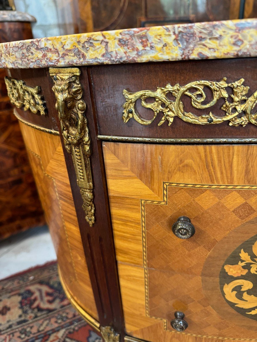 Louis XV Style Half Moon Chest-photo-3