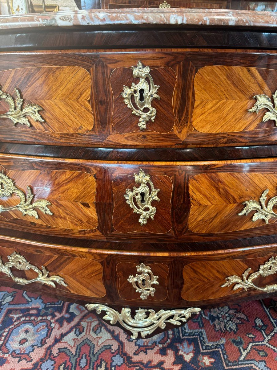 COMMODE TOMBEAU EPOQUE LOUIS XV - 18ème-photo-4