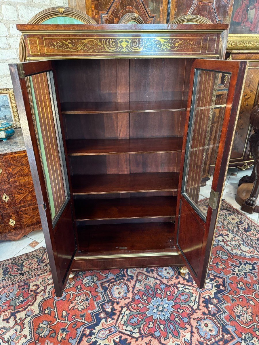 Library - Louis XVI Style Display Cabinet-photo-2