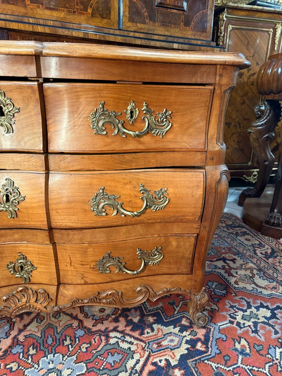 Tomb-shaped Commode In Louis XV Style - 18th Century-photo-3