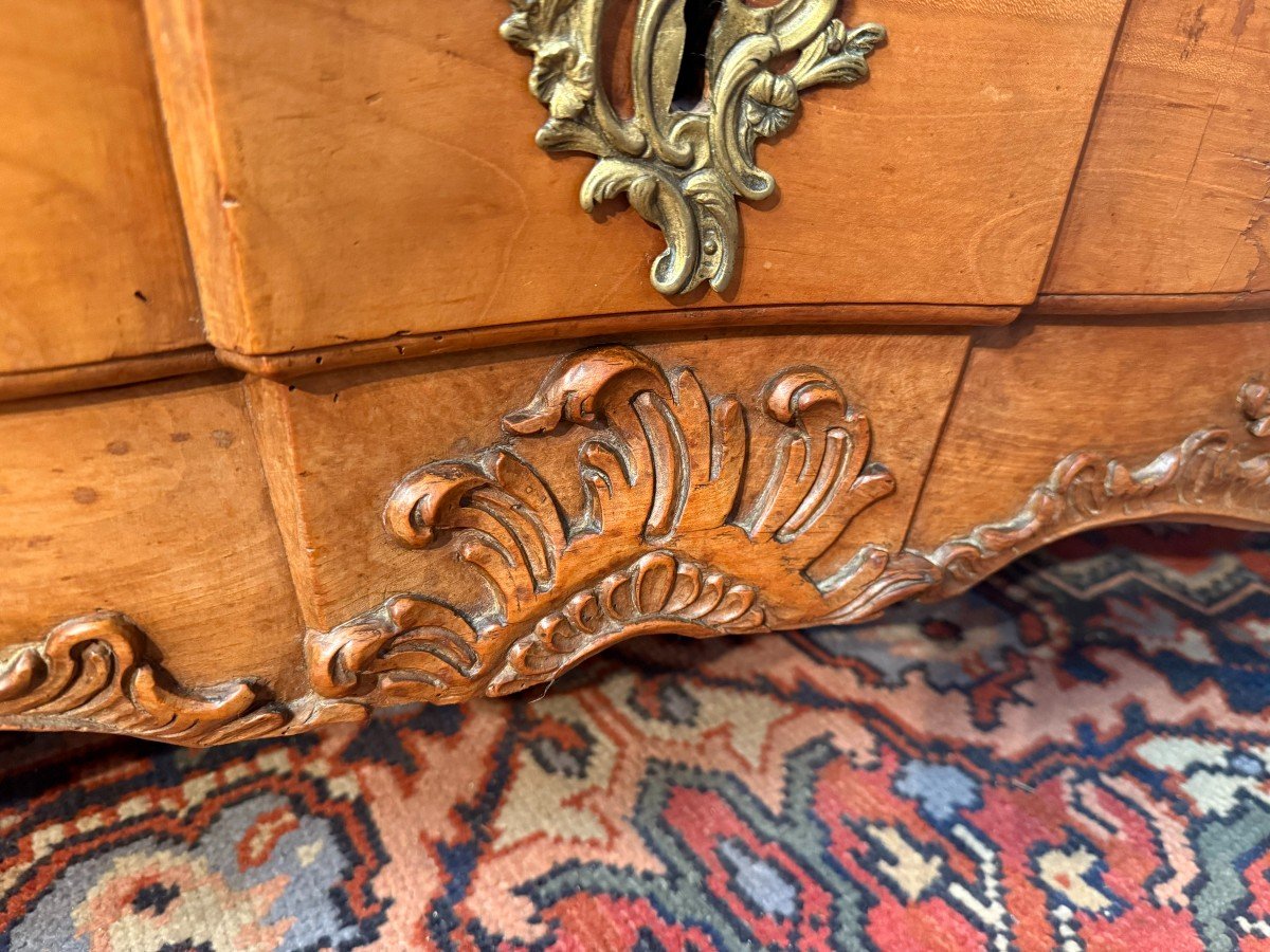 Tomb-shaped Commode In Louis XV Style - 18th Century-photo-2