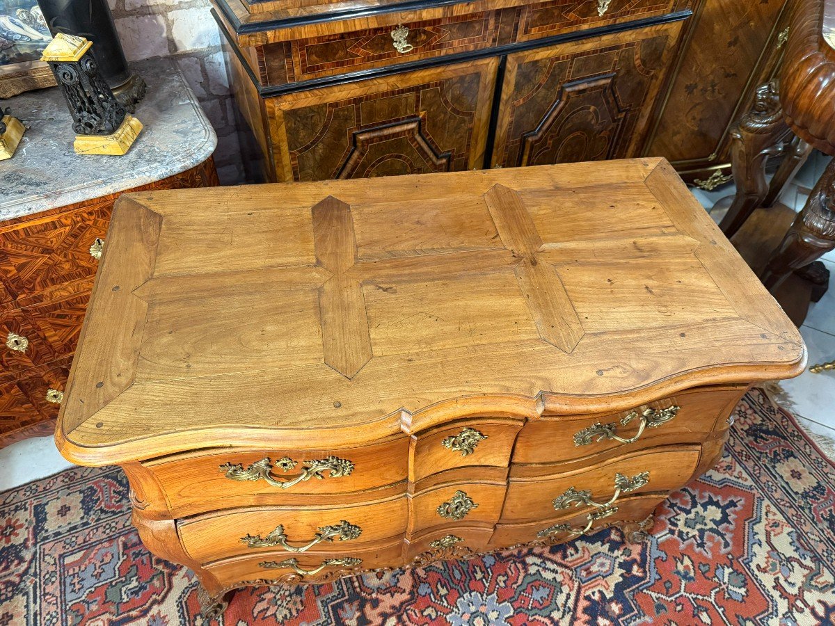 Tomb-shaped Commode In Louis XV Style - 18th Century-photo-8