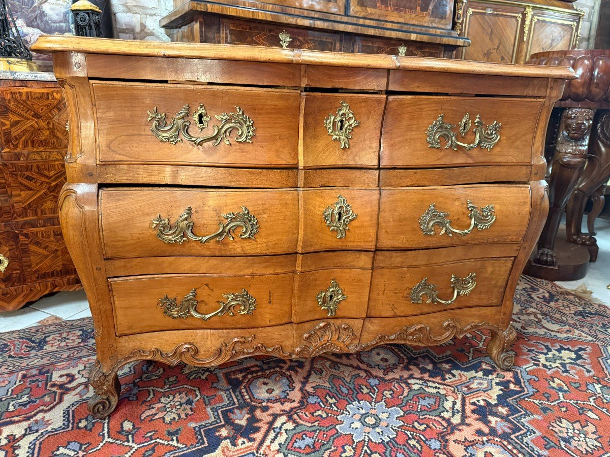 Tomb-shaped Commode In Louis XV Style - 18th Century