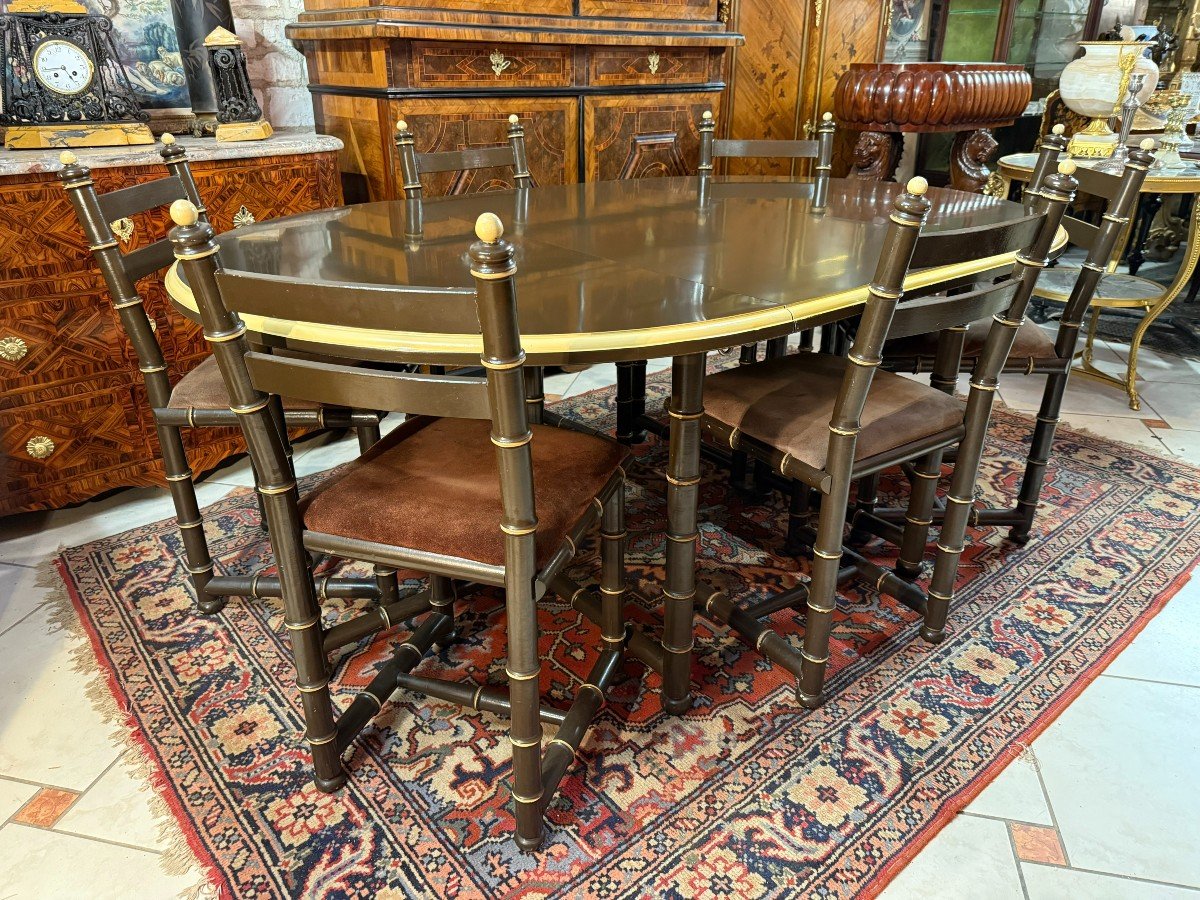 Dining Room Set (table And Chairs) Vintage Year 1970