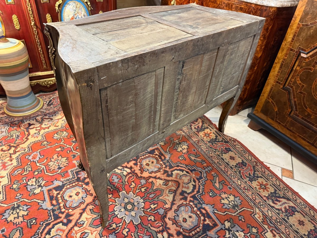 Louis XV Style Chinese Lacquer Chest Of Drawers -photo-8